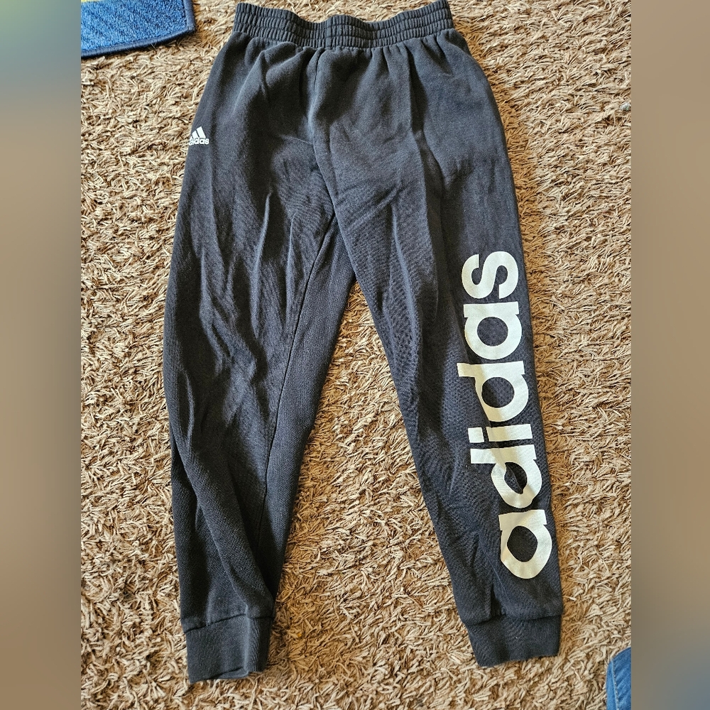 Adidas Kids Black Jogger Pants